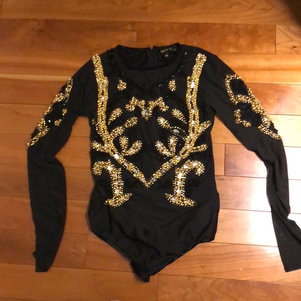 Jeweled bodysuit